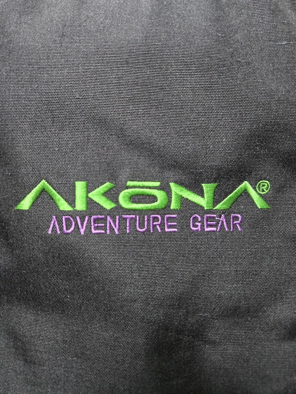 AKONA Adventure Gear Black Crossbody Shoulder Bag